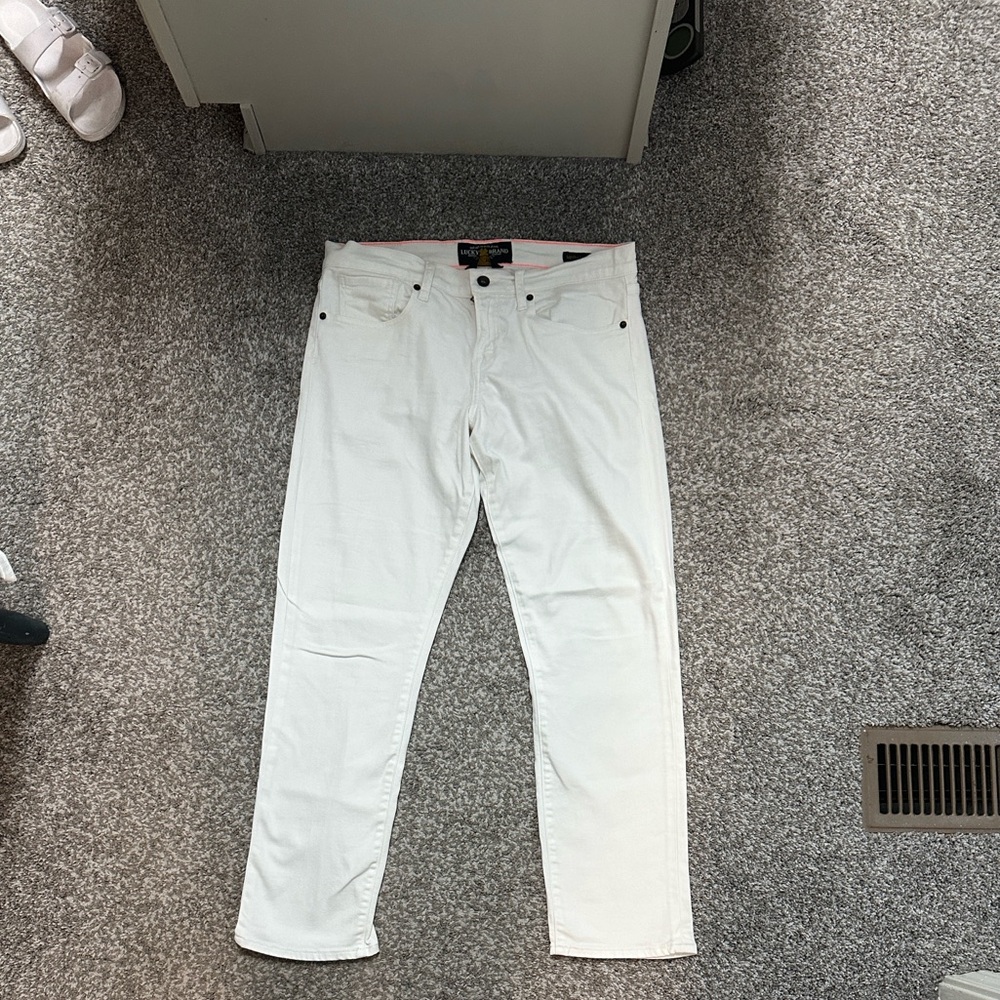 Lucky Brand White Ankle & Cropped Jeans